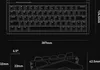 IQUNIX EZ63 HE Rapid Trigger Gaming Keyboard, QWERTY US, 8K Náhled obrázku produktu 4