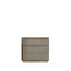 Kommode >SAVONA< LED, 3 Schübe, Beige Glanz / Eiche Produktbild-Vorschau 4