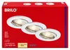 Briloner PRISMA LED Einbauleuchten 3er Set Weiß 3x5W 350lm Produktbild-Vorschau 2