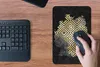 MuchoWow® Mauspad Mousepad Europa - Deutschland - Gold Produktbild-Vorschau 4