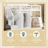 A loft bed with integrated storage, desk, and stairs, presented with feature callouts. Anteprima dell’immagine prodotto
