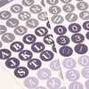 Oblique Unique 216 Buchstaben Zahlen Aufkleber Zeichen Produktbild-Vorschau 3