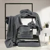 REDBEST Gästetuch Oceanside" 12er-Pack anthrazit 30x50 cm" Produktbild-Vorschau 4
