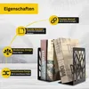 Hanamura Buchstütze - 2 Sätze à 2 - Stilvolles Design - Produktbild-Vorschau 4