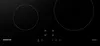 A black induction cooktop with two heating elements and touch controls. Produktbild-Vorschau