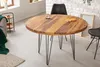 riess-ambiente Runder Esstisch MAKASSAR 120cm natur schwarz Produktbild-Vorschau 3