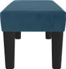 vidaXL Lavica Dark Blue 70x30x30 cm Velvet Náhľad obrázku produktu 4