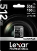 Lexar Professional SILVER PLUS, 512 GB, SDXC, UHS-I, 205 Náhled obrázku produktu 4
