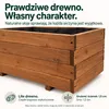 IvoQ Drewniana donica – 80 x 40 x 32 cm – drewno – do Podgląd zdjęcia produktu 6