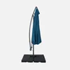 sweeek - Runder Ampelschirm Ø350cm - Wasserblau Produktbild-Vorschau 3