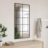 vidaXL Lustro ścienne czarne 50x100 cm prostokątne żelazne Podgląd zdjęcia produktu 2
