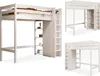 Etagenbett Kinderbett Hochbett 90x200cm in Weiß mit Produktbild-Vorschau 15