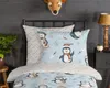Duvet cover Good Morning 135x200 + 1* 80x80 cm - penguins Produktbild-Vorschau 3