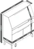 Sekretär >Griffith< in Weiß/Matt aus MDF - 97x113x40cm Produktbild-Vorschau 6