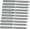 10x Stockschraube M8 x 80 mm Schraubstift verzinkt Produktbild-Vorschau 1
