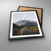 Gerahmtes Poster - Schwarzer Rahmen - Weg Berg Gipfel - Produktbild-Vorschau 3