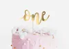 Cake Topper One 19cm Decorazione per compleanno 1 anno Anteprima dell’immagine prodotto 2