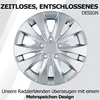 Radkappen 16 Zoll  silber - Radzierblenden 4er-Set von Produktbild-Vorschau 4