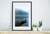 MuchoWow® Gerahmtes Poster Natur - See - Wald - Nebel 40x60 Produktbild-Vorschau 4