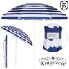 KINGSLEEVE® Sonnenschirm 180cm UV 50+ Tragetasche Erdspieß Produktbild-Vorschau 3