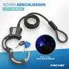 FISCHER Antivol à câble pour vélo avec collier Longueur : Voir les images du produit 5