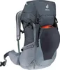 A Deuter Futura 24 SL Rucksack in gray is shown against a white background. Podgląd zdjęcia produktu