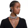 Swarovski Damen Ohrringe Ohrhänger Schwebende Kristalle Produktbild-Vorschau 9
