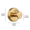 4er-Pack Goldene Saugnapfhaken,  wasserdichter Produktbild-Vorschau 2