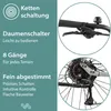 Tretwerk Sonic Pedelec 28 Zoll E Bike Trekkingrad 160 - 180 Produktbild-Vorschau 5