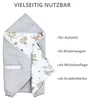 TupTam 2er SET Baby Decken Einschlagdecke 85x85 cm für Produktbild-Vorschau 7