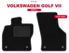 Velours-Fußmatten Vorne passend für Volkswagen Golf VII Produktbild-Vorschau 16
