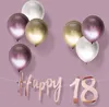 Oblique Unique Happy 18 Girlande Banner 1,5m Geburtstag Produktbild-Vorschau 2