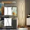 HOMCOM LED Stehlampe Wohnzimmer Dimmbar 144 cm Stehleuchte Produktbild-Vorschau 4