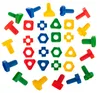 Blocchi di costruzione didattici montessoriani viti 30 Anteprima dell’immagine prodotto 12