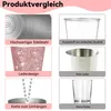 6 Stück Schnapsgläser mit Kette,hängende Schnapsgläser aus Produktbild-Vorschau 3