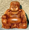 Statua di Buddha in legno, altezza 20 cm, ideale per il Anteprima dell’immagine prodotto 4