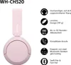 Sony WH-CH520 Bluetooth On-Ear-Kopfhörer BT 5.2, Pink EU Produktbild-Vorschau 18