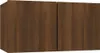 vidaXL TV-Wandschrank Braun Eiche 60x30x30 cm Holzwerkstoff Produktbild-Vorschau 1