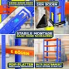 MASKO® - Lot de 2 étagères de rangement robustes, idéales Voir les images du produit 3