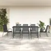 An outdoor dining set on a patio. Produktbild-Vorschau