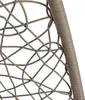 Hängesessel mit Gestell Polyrattan Hängekorb Rattan Produktbild-Vorschau 2