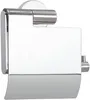 Tiger Boston Toilettenpapierhalter mit Deckel Edelstahl Produktbild-Vorschau 3