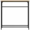 vidaXL Konzolový stolek Artisan – dub 75 x 19,5 x 75 cm, Náhled obrázku produktu 5