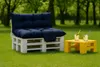 Palettenkissen Set Dunkelblau – Sitzkissen 120×60 cm & Produktbild-Vorschau 6