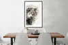 MuchoWow® MuchoWow® Gerahmtes Poster Löwe - Zeitung - Rauch Produktbild-Vorschau 3