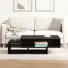 vidaXL Couchtisch Schwarz Eichen-Optik 105x55x32 cm Produktbild-Vorschau 3