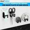 StahlFaktur nerezový držák na houbičky kuchyňský nástěnný Náhled obrázku produktu 3