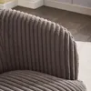 Loungesessel Alma aus Kord drehbar - Taupe Produktbild-Vorschau 3