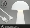 LED Akku-Tischleuchte Tischlampe für innen außen Garten USB Produktbild-Vorschau 7