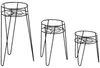 Outsunny plantenstandaard set, bestaande uit drie delen, Productafbeelding-voorbeeld 1